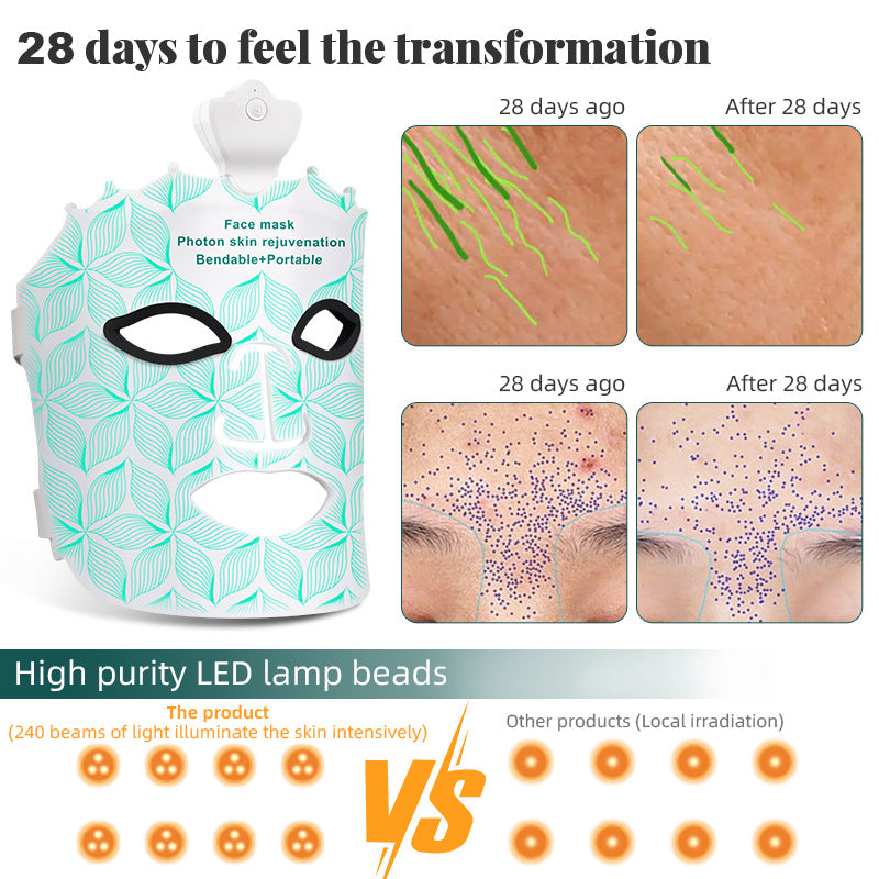 LuminaGlow™ LED Face Mask